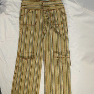 JESSIE DELLA FEMINA Multicolor Striped Pants Sz 8 Women